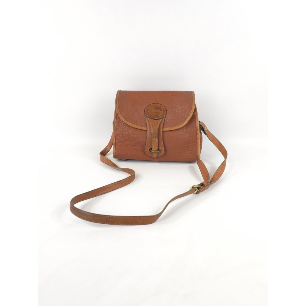 Vintage Dooney & Bourke Essex Crossbody All Weather Leather Purse Bag Made/USA